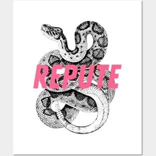 Repute reputation in spanish design Posters and Art